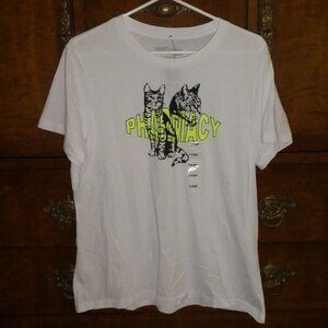 Pharmacy Kitty T-shirt Size Large- NWT